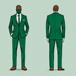 dark green suit image